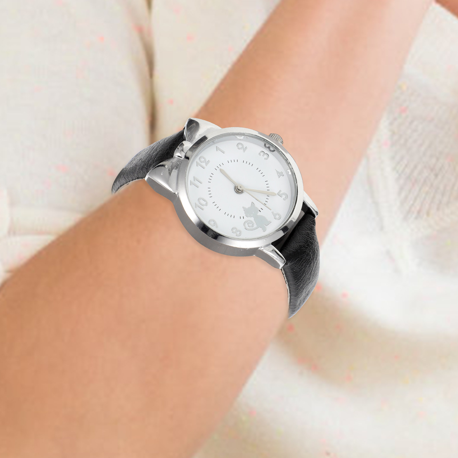 Luxury Watch Face - Adorable Kitten Pattern Female Watch High-Grade