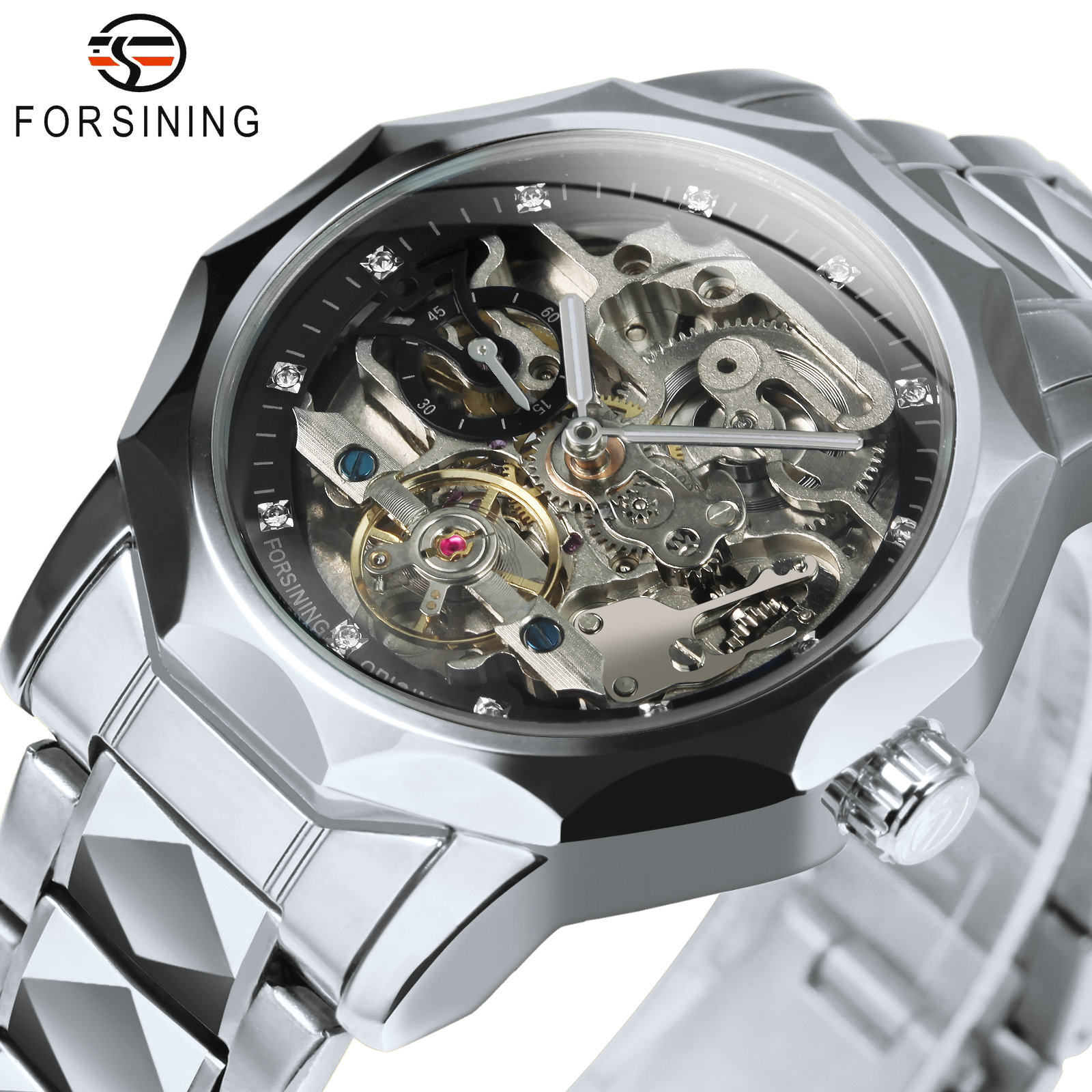 Luxury Watch Ap - Forsining Fashion Tourbillon Mens Watches Top