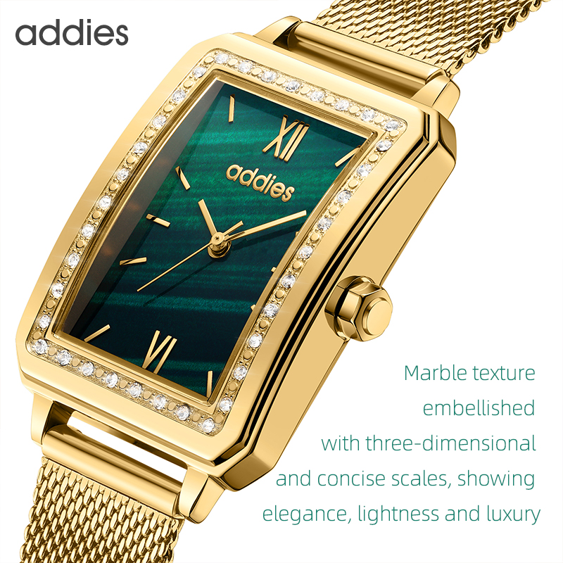 Luxury Watch With Leather Strap - ADDIES Women Watches Ladies Luxury Brand