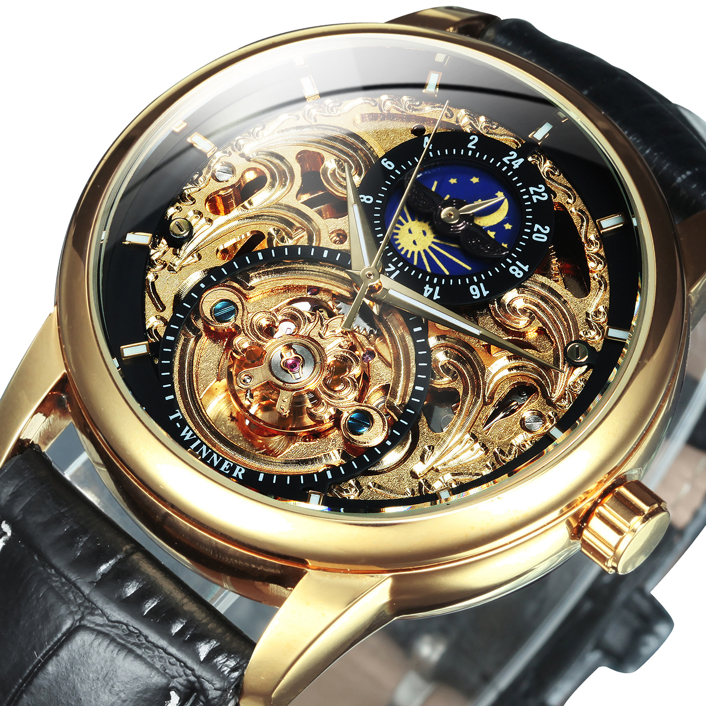 Luxury Watch Ap - WINNER Classic Retro Automatic Mechanical Watches