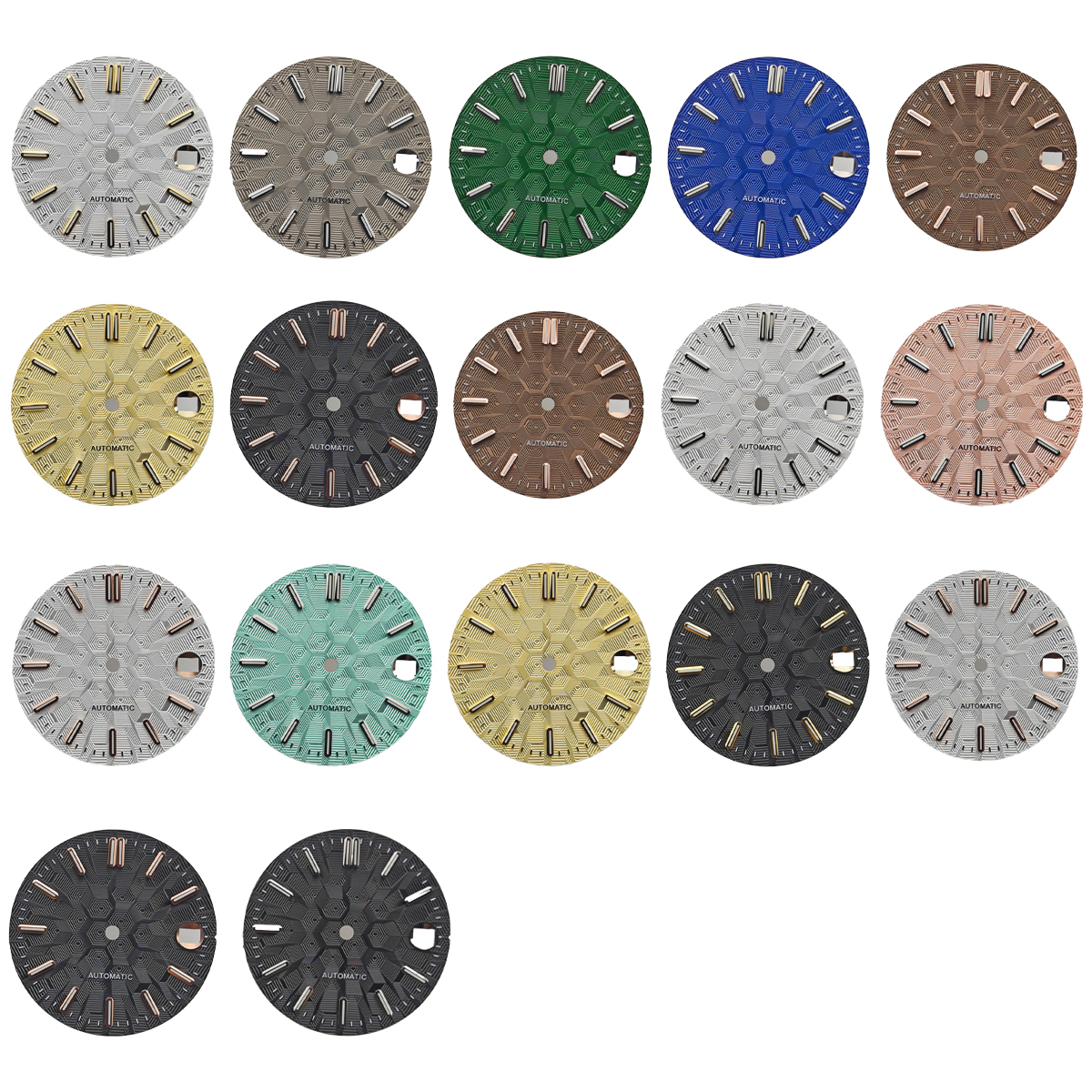 Luxury Watch Face - NH35 movement new 28.5mm dial,suitable for