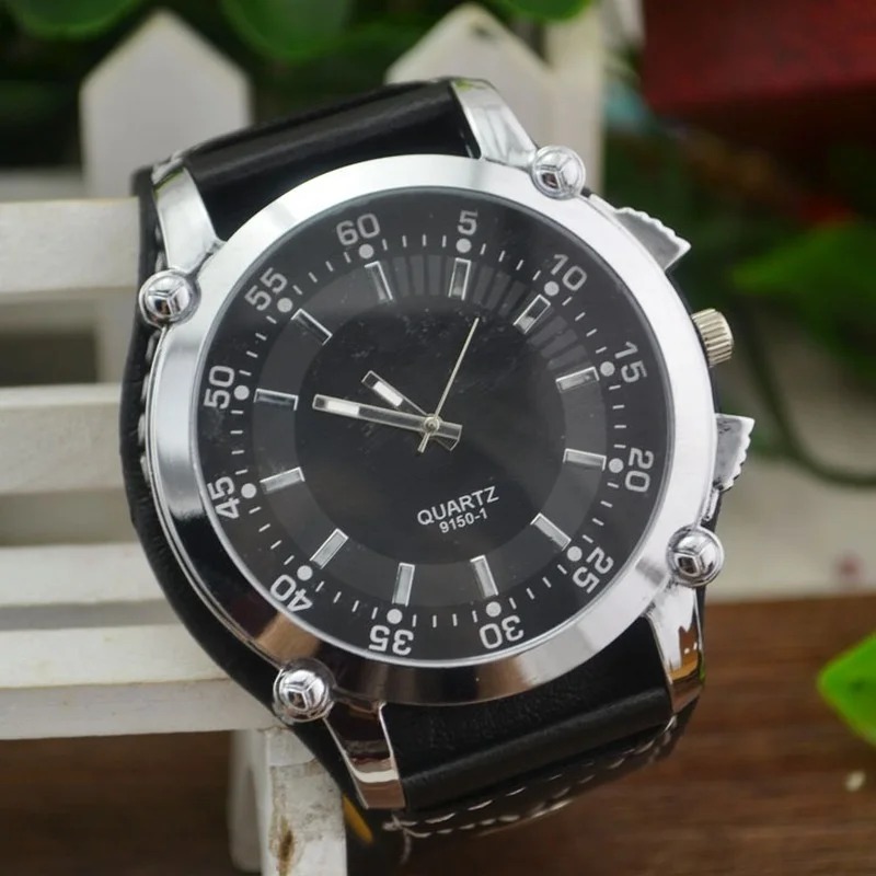 Luxury Watch With Leather Strap - Fashion Brand Luxury Wristwatch Casual Quartz