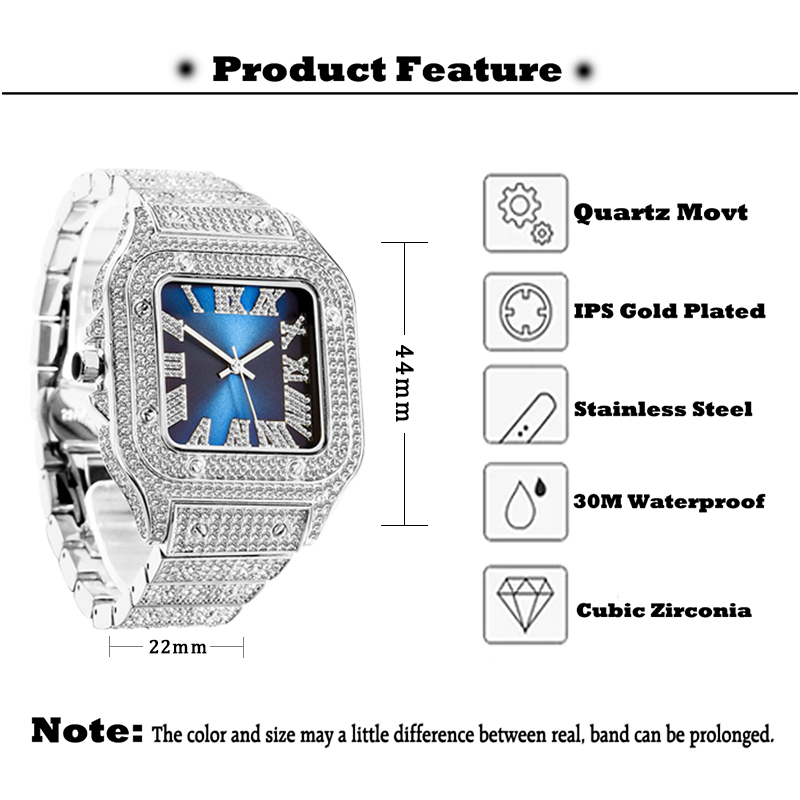MISSFOX Mens Watches Hip Hop B - Luxury Watch And Jewelry Brand recensione e prezzo