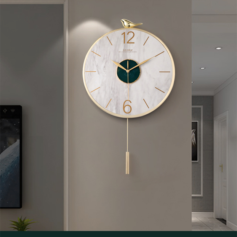 Nordic Wall Clock Metal Agate  - Luxury Watch Europe recensione e prezzo