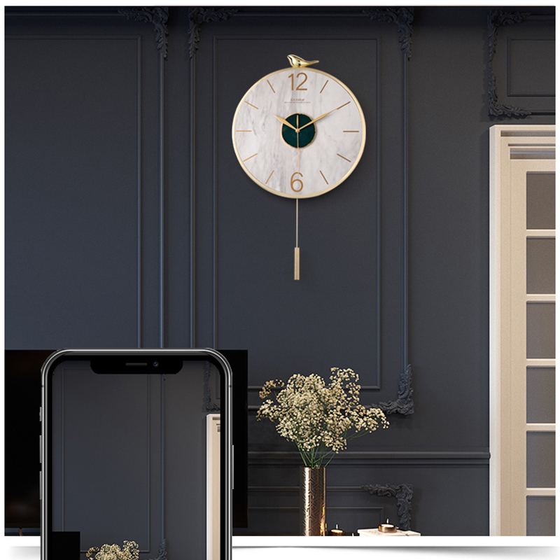 Nordic Wall Clock Metal Agate  - Luxury Watch Europe recensione e prezzo
