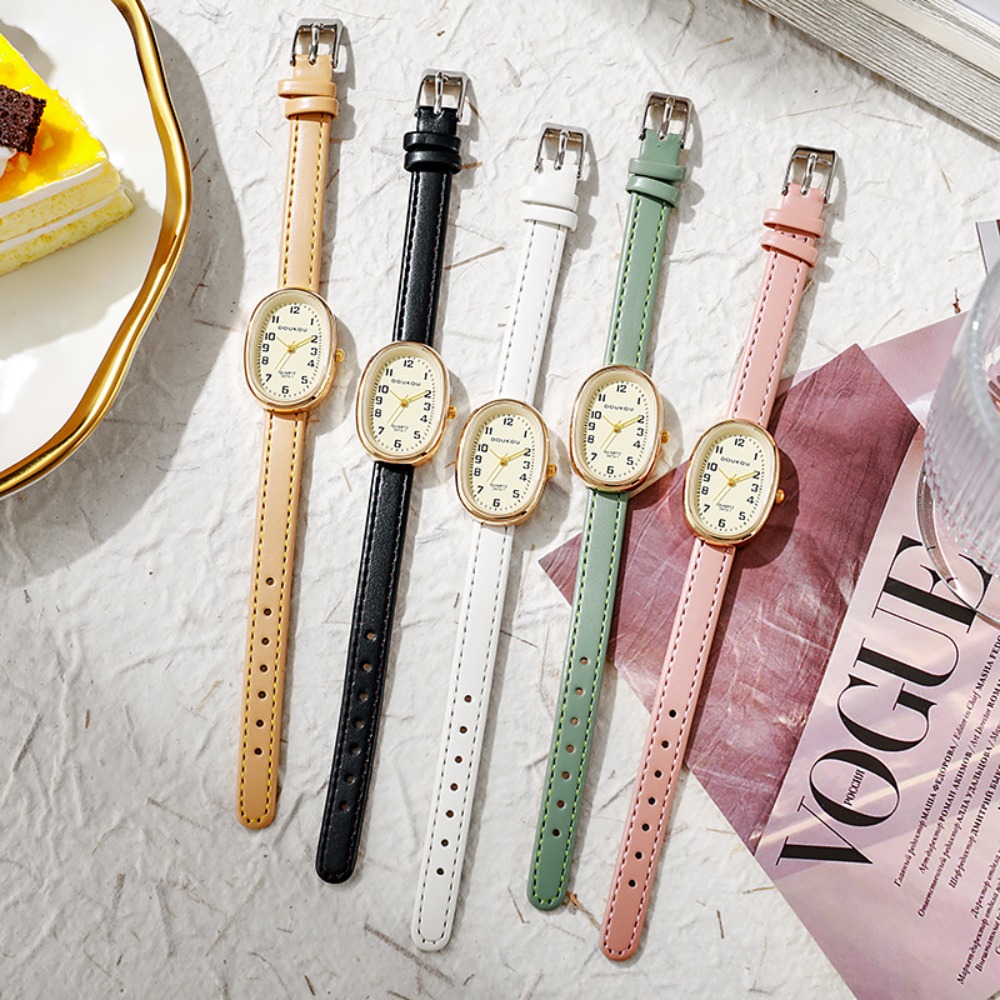 Luxury Oval Dial Women Watches - Luxury Watch With Leather Strap recensione e prezzo