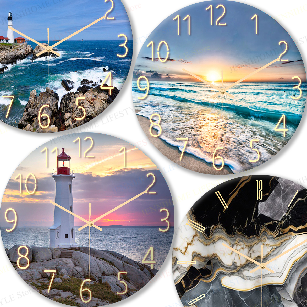 Beach Wall Clock Wall Art Cloc - Luxury Watch Europe recensione e prezzo
