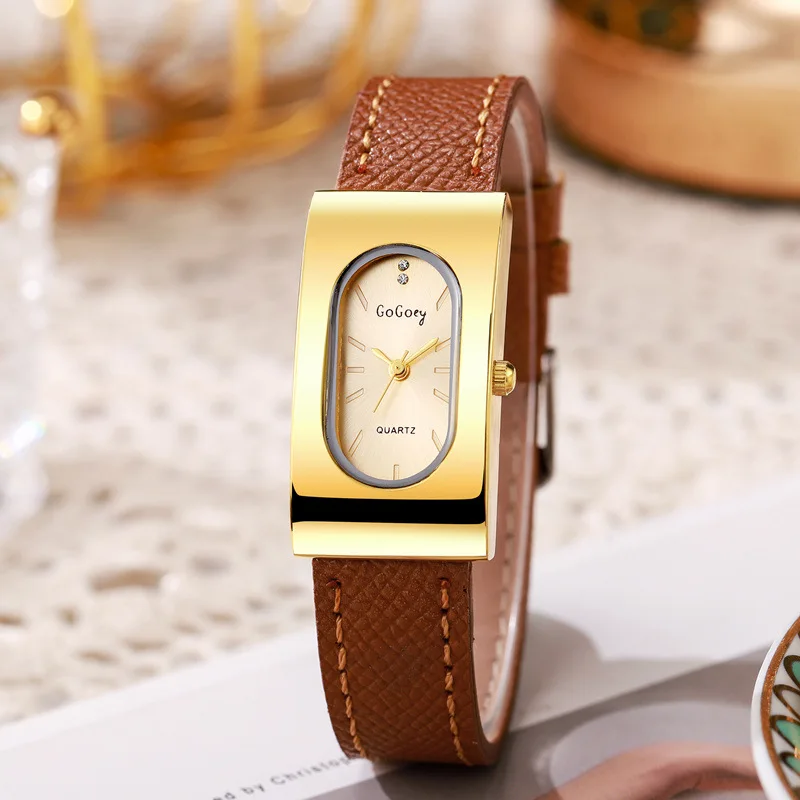 Luxury Ladies Brand Women Watc - Luxury Watch With Leather Strap recensione e prezzo
