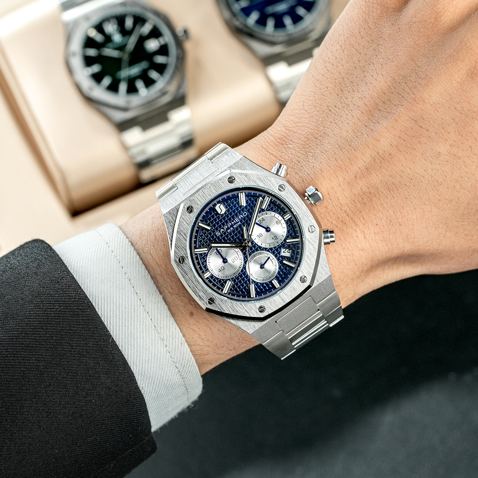 SAPPHERO Men's Watch Waterproo - Luxury Watch Ap recensione e prezzo