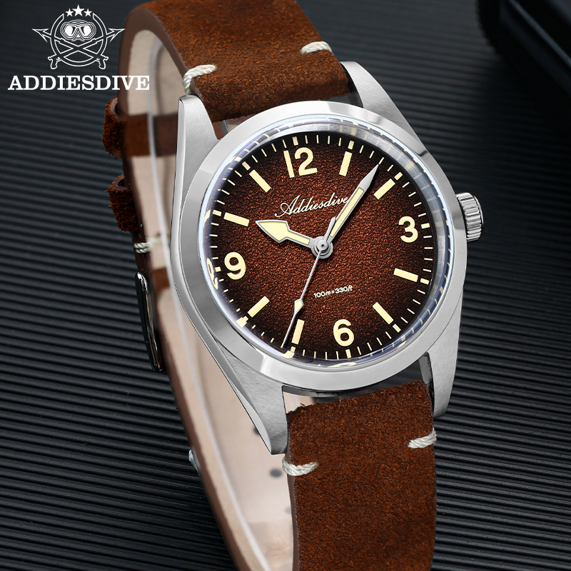 ADDIESDIVE 36MM 200M Waterproo - Luxury Watch With Leather Strap recensione e prezzo