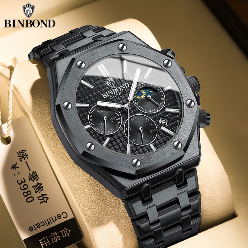 BINBOND Quality Men Watch Luxu - Luxury Watch Ap recensione e prezzo