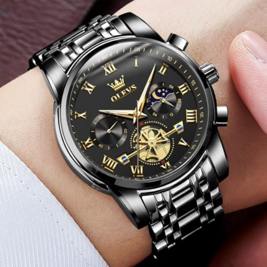 OLEVS Watches Men Waterproof L - Luxury Watch Face recensione e prezzo