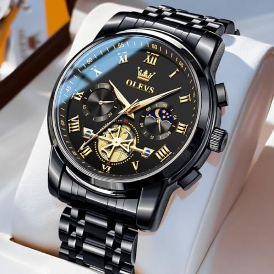 OLEVS Watches Men Waterproof L - Luxury Watch Face recensione e prezzo