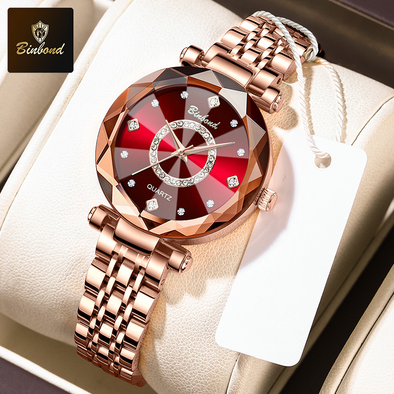 BINBOND Fashion Women's Quartz - Luxury Watch Face recensione e prezzo