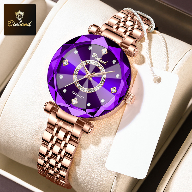 BINBOND Fashion Women's Quartz - Luxury Watch Face recensione e prezzo