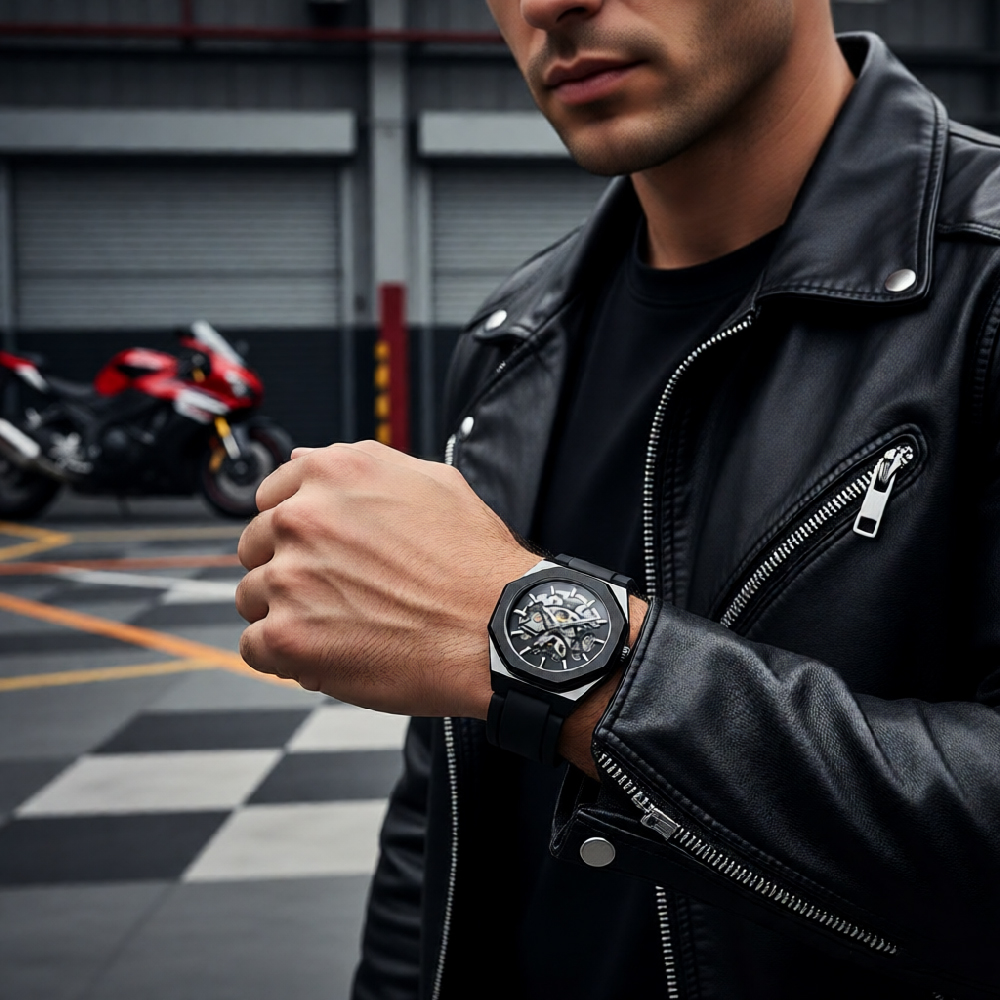 FORSINING Mens Skeleton Automa - Luxury Watch Ap recensione e prezzo