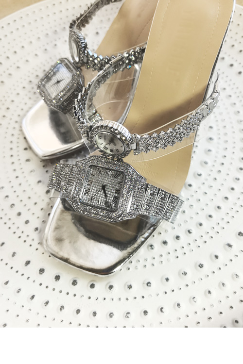 Original design Crystal watch  - Luxury Watch With Leather Strap recensione e prezzo