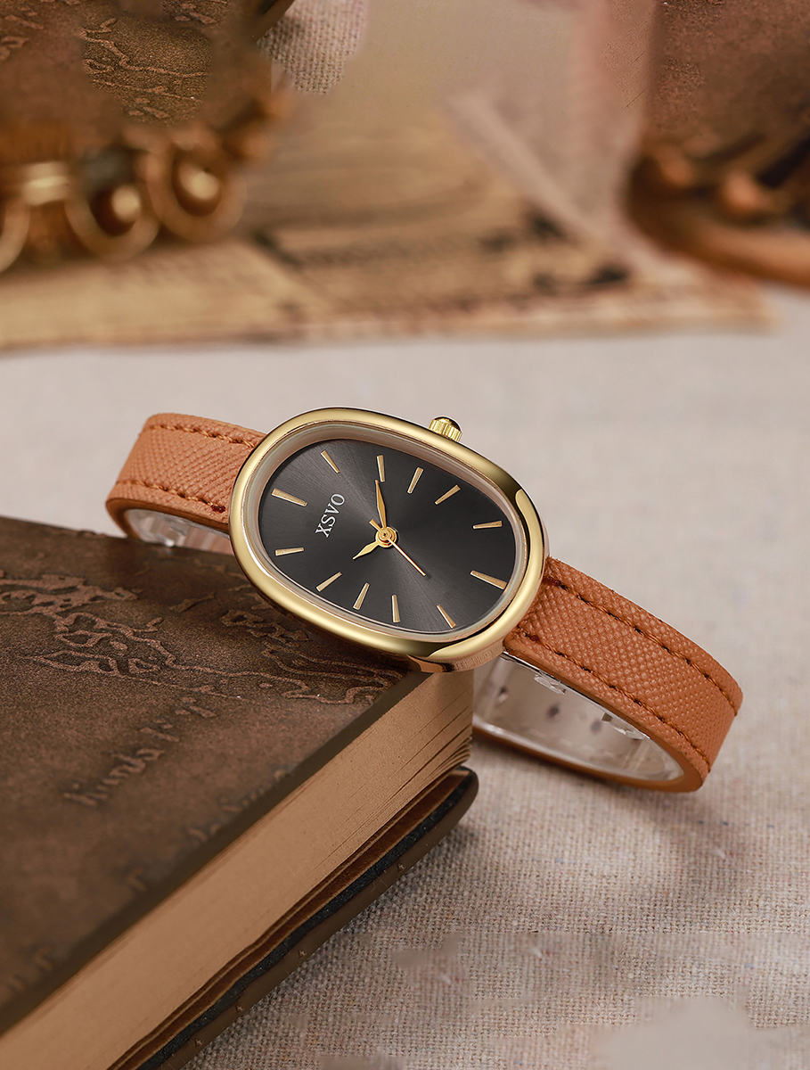 Elegant Oval Women's Watch, Go - Luxury Watch With Leather Strap recensione e prezzo