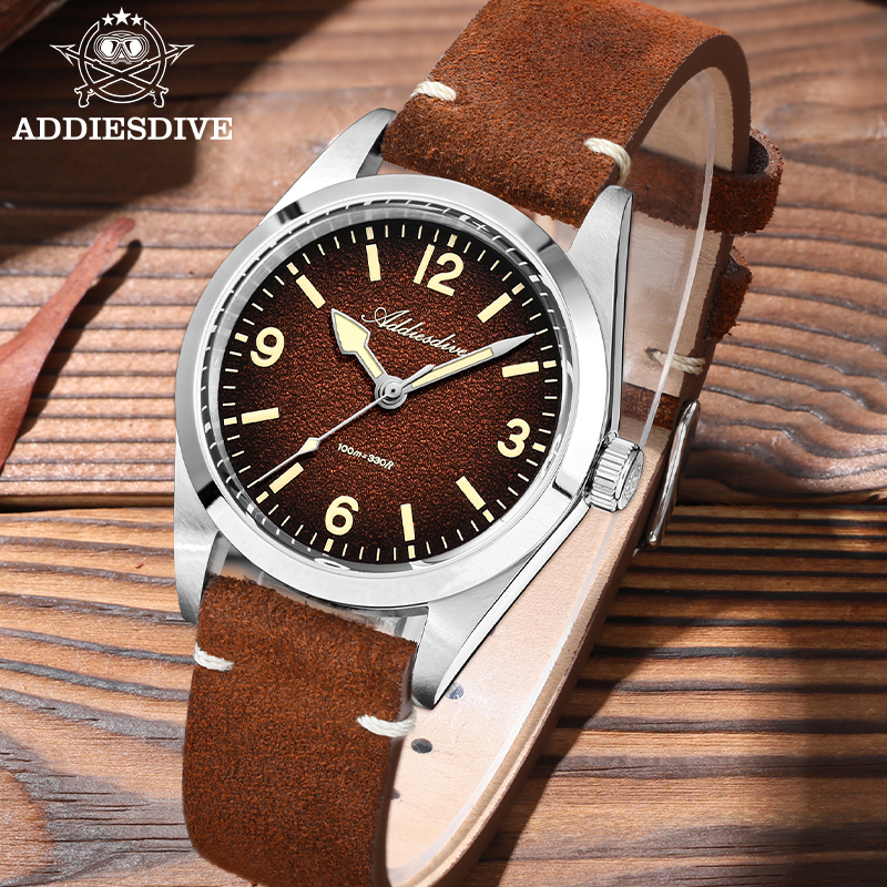 ADDIESDIVE Japan 2035 Super Lu - Luxury Watch With Leather Strap recensione e prezzo