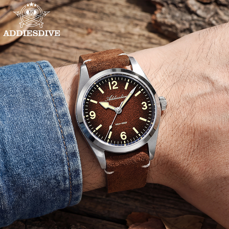ADDIESDIVE Japan 2035 Super Lu - Luxury Watch With Leather Strap recensione e prezzo