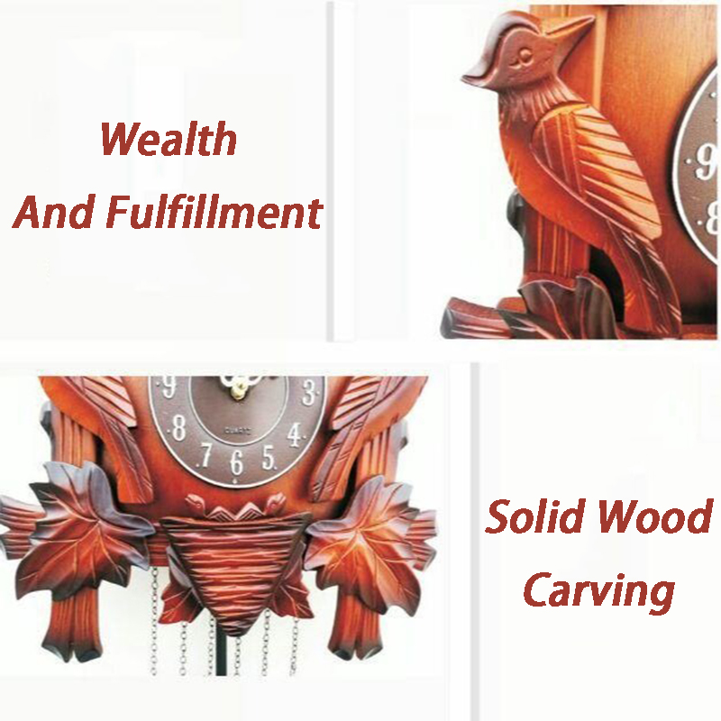 Cuckoo Wall Clock Solid Wood C - Luxury Watch Europe recensione e prezzo
