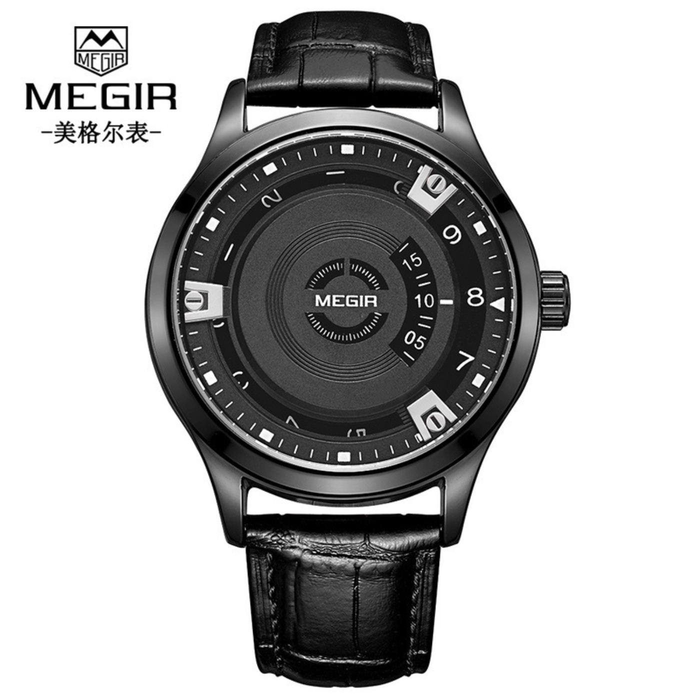 MEGIR Men Watches Luxury Leath - Luxury Watch With Leather Strap recensione e prezzo