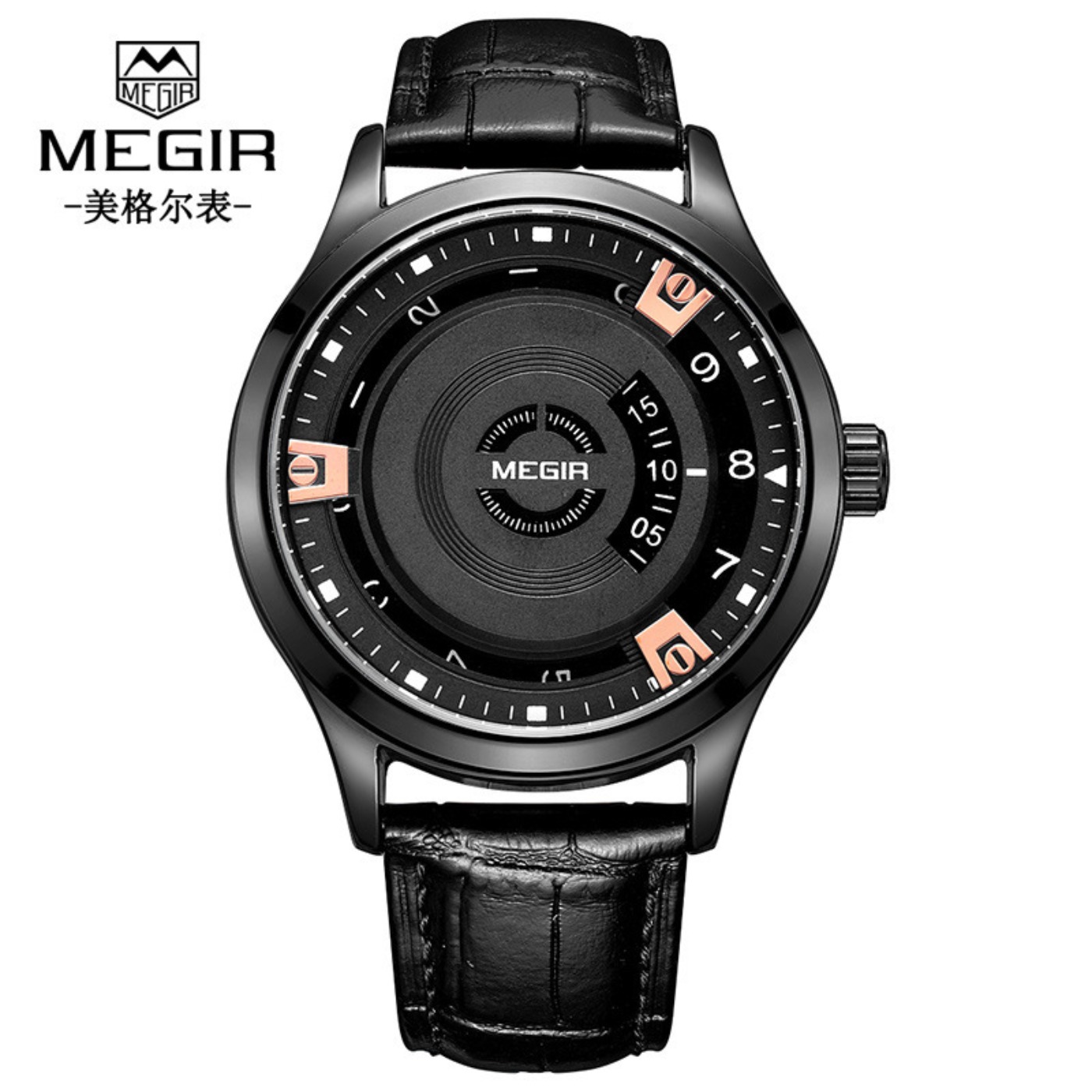 MEGIR Men Watches Luxury Leath - Luxury Watch With Leather Strap recensione e prezzo