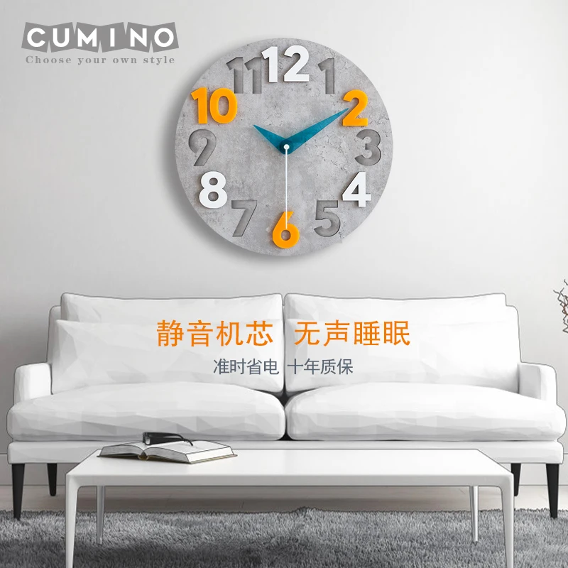 Modern 3d Wall Clock Wood Cloc - Luxury Watch Europe recensione e prezzo