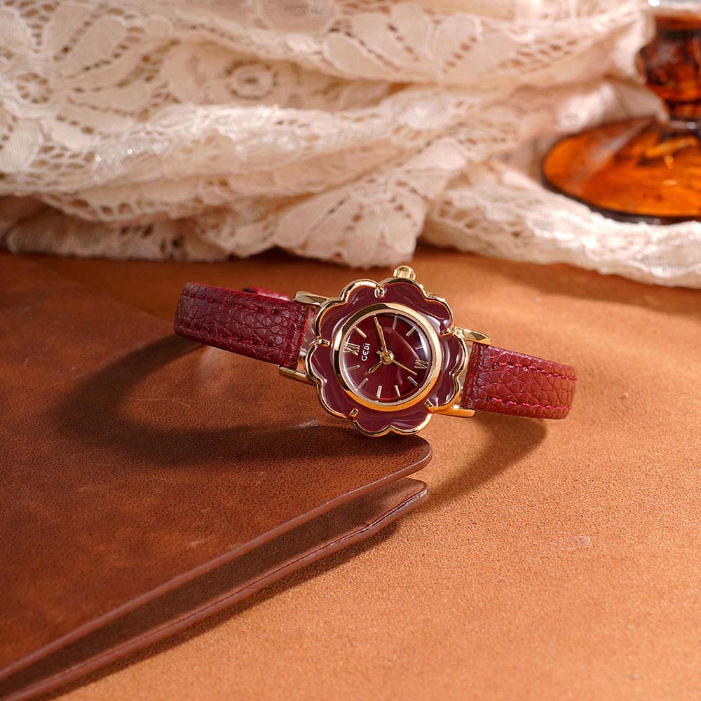 GEDI High-End Retro Floral  Wa - Luxury Watch With Leather Strap recensione e prezzo