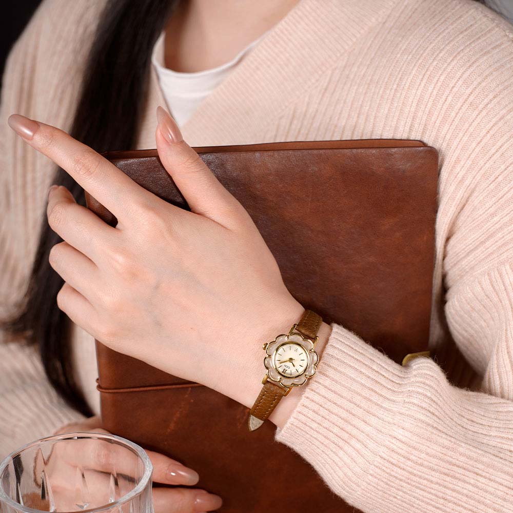 GEDI High-End Retro Floral  Wa - Luxury Watch With Leather Strap recensione e prezzo