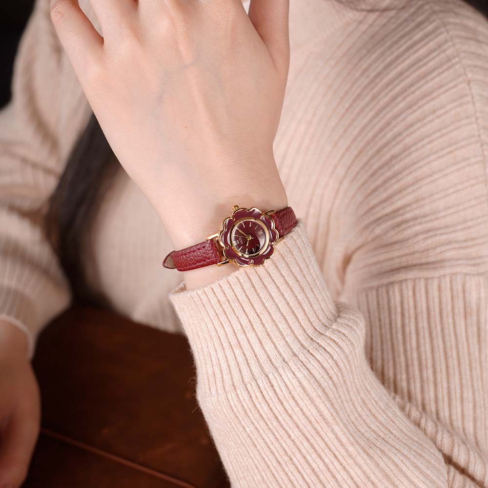 GEDI High-End Retro Floral  Wa - Luxury Watch With Leather Strap recensione e prezzo