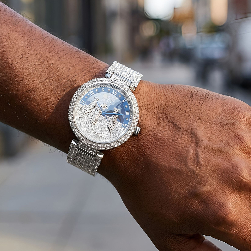 Men's Watches Sun and leopard  - Luxury Watch And Jewelry Brand recensione e prezzo