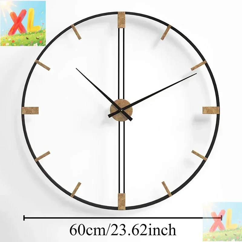 Nordic Wall Clocks Metal Wall  - Luxury Watch Europe recensione e prezzo