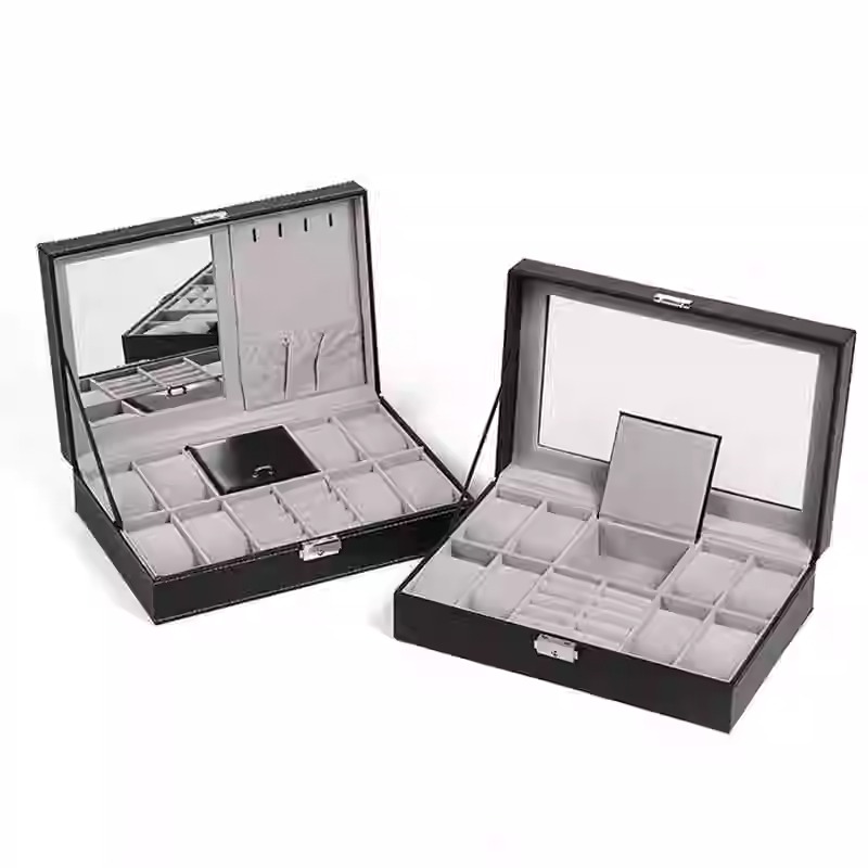 Leather Watch Box Multi-Functi - Luxury Watch And Jewelry Brand recensione e prezzo