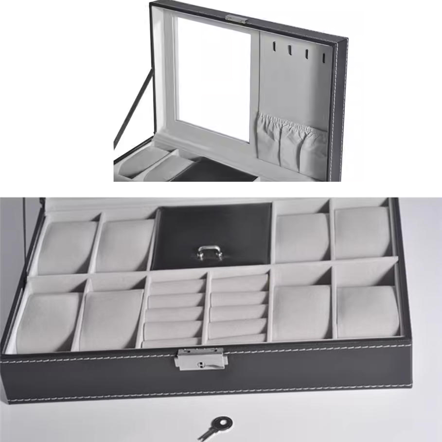 Leather Watch Box Multi-Functi - Luxury Watch And Jewelry Brand recensione e prezzo