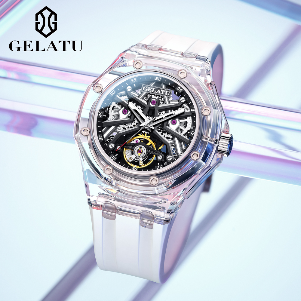 GELATU 8002 Automatic Mechanic - Luxury Watch With Leather Strap recensione e prezzo