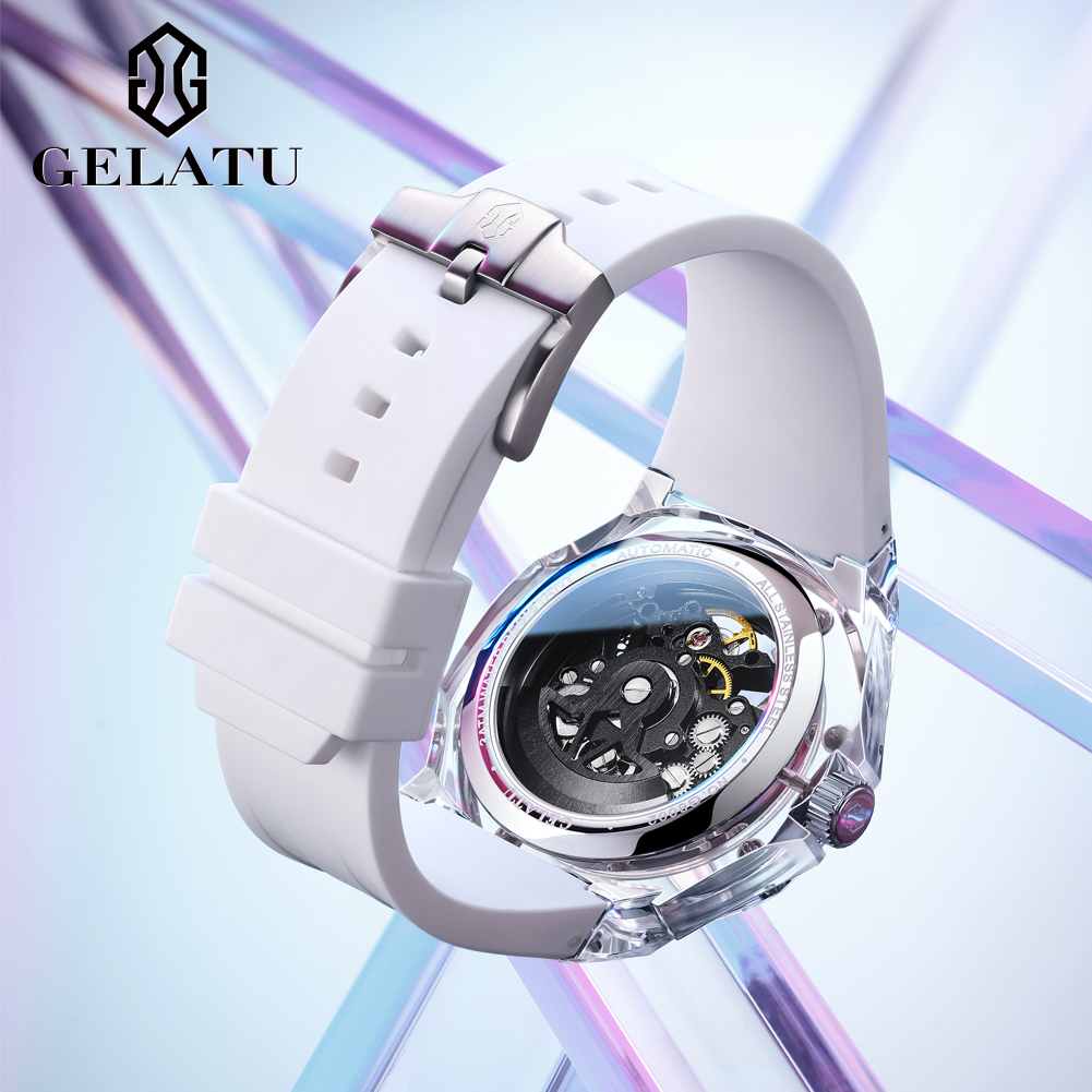 GELATU 8002 Automatic Mechanic - Luxury Watch With Leather Strap recensione e prezzo