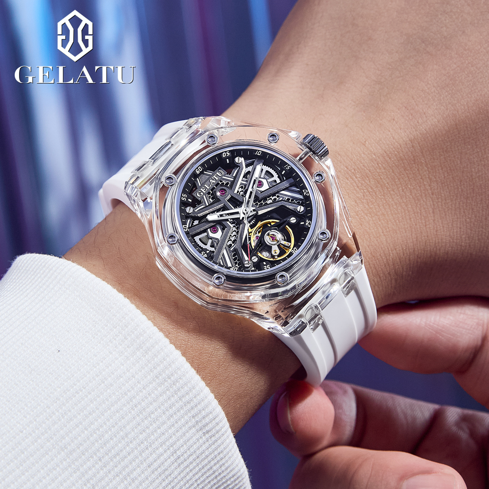 GELATU 8002 Automatic Mechanic - Luxury Watch With Leather Strap recensione e prezzo